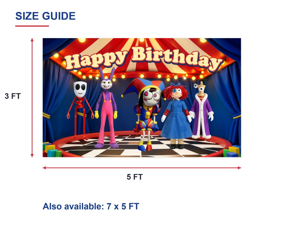 amazing-digital-circus-birthday-backdrop-photo-revision-v3-size The Amazing Digital Circus Birthday Backdrop – 5×3 ft or 7×5 ft – size guide