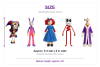 digital-circus-birthday-banner-size Digital Circus banner size guide: approximately 9 x 5 inch characters and 5 foot banner