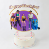 kpop-demon-hunters-cake-topper-main KPop Demon Hunters Cake Topper – Happy Birthday Decoration – product display