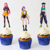 KPop Demon Hunters Cupcake Toppers – 10 Different Characters – product display
